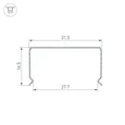 Профиль гибкий WPH-FLEX-3020-1000 (Arlight, Сталь) 062646