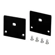 Заглушка LINE-3535-TRAY BLACK с отверстием (Arlight, Алюминий) 062738