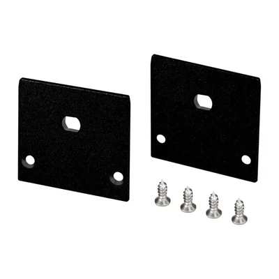 Заглушка LINE-3535-TRAY BLACK с отверстием (Arlight, Алюминий) 062738