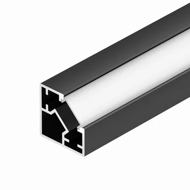 Профиль SL-KUB-DISPLAY-2525-2000 ANOD BLACK (Arlight, Алюминий) 062894
