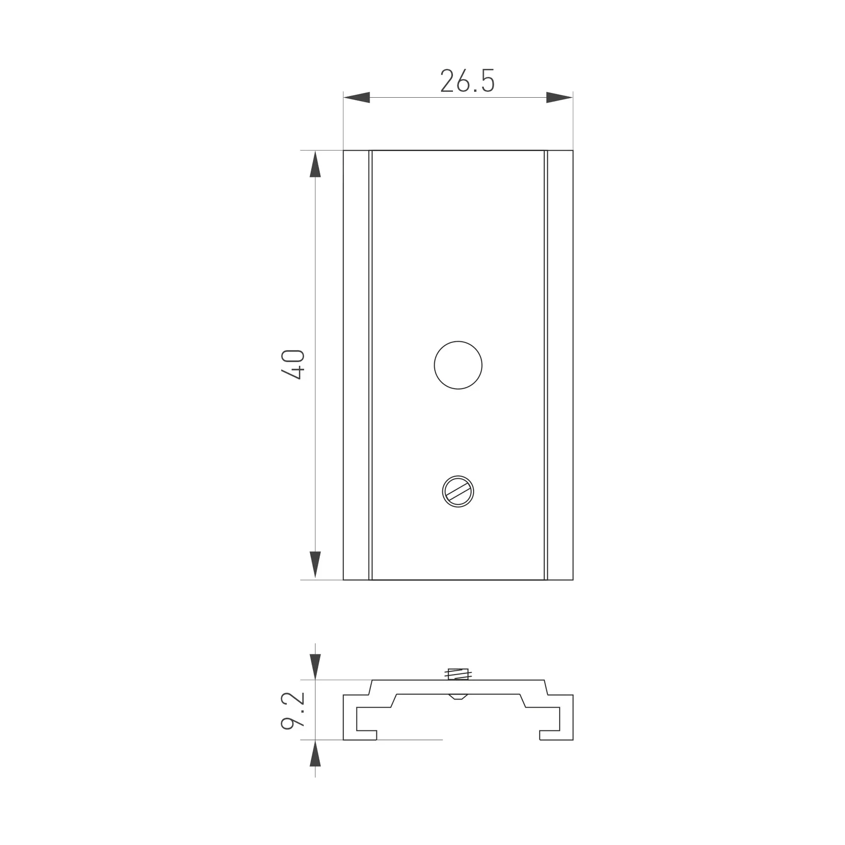 Держатель MAG-ORIENT-HOLDER-2620 (WH) (Arlight, Сталь) 062965