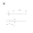 Коннектор питания MAG-MICROCOSM-CON-POWER-1500 (WH) (Arlight, IP20 Пластик) 062992