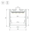 Профиль SL-LINE-3535-2000 WHITE (BY) (Arlight, Алюминий) 063107