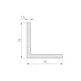Уголок ARH-W15x15x1,5-3000 BLACK (Arlight, Алюминий) 063521