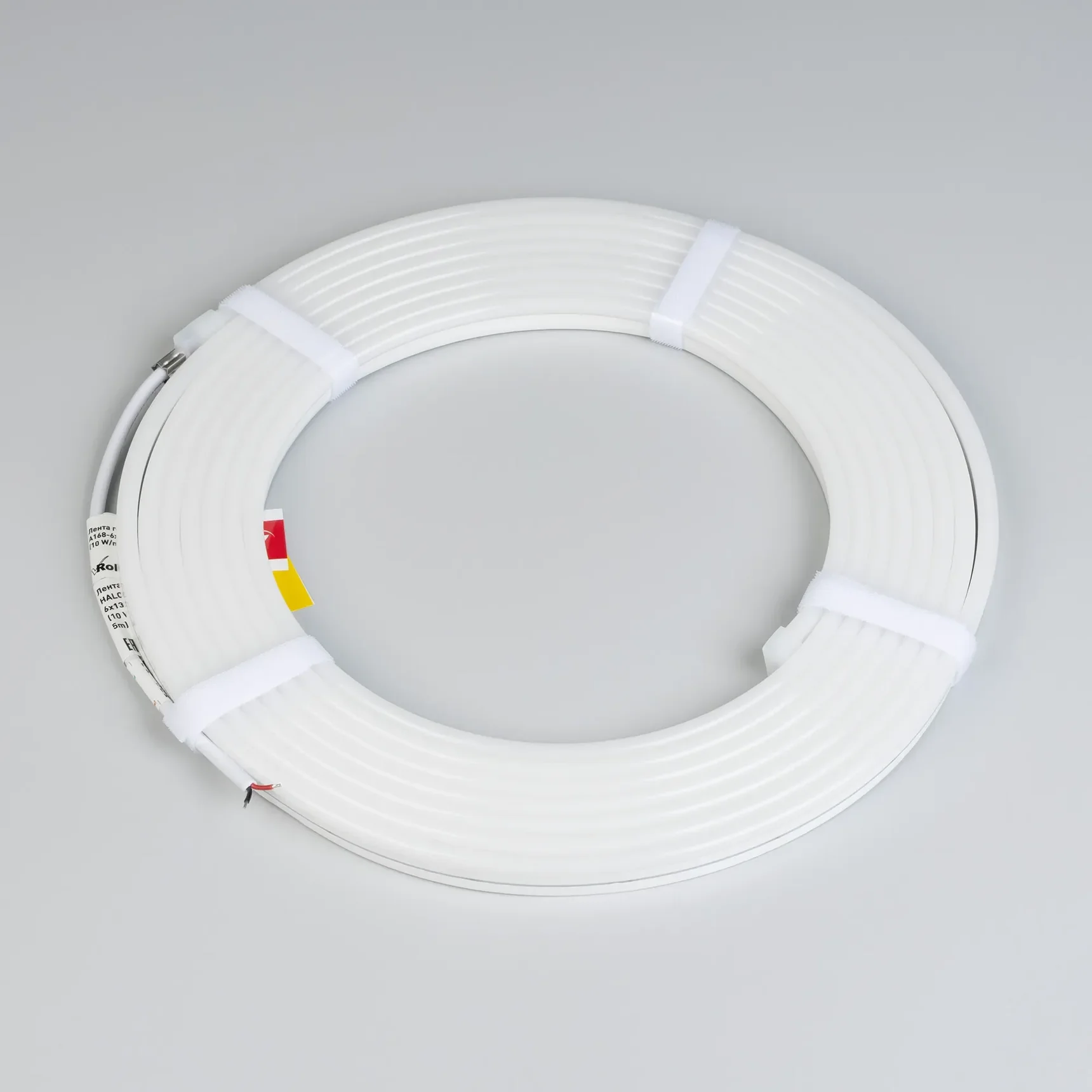 Светодиодная лента герметичная HALO-SIDE-A168-6x13mm 24V Yellow (10 W/m, IP67, 2835, 5m) (Arlight, Силикон) 063634