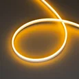 Светодиодная лента герметичная HALO-SIDE-A168-6x13mm 24V Yellow (10 W/m, IP67, 2835, 5m) (Arlight, Силикон) 063634