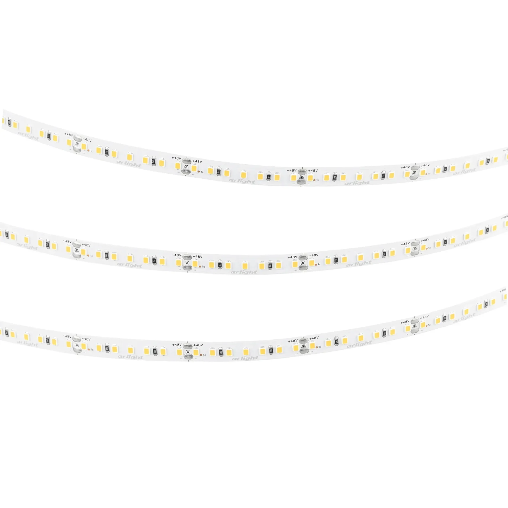 Светодиодная лента UL-A140-10mm 48V Day4000 (12 W/m, IP20, 20m) (Arlight, CRI>90) 063659