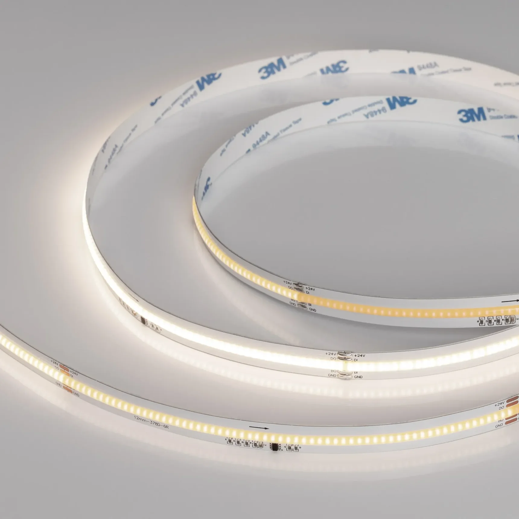 Светодиодная лента SPI-COB-X378-12mm 24V Day4000-PX21-BPT (8 W/m, IP20, 5m) (Arlight, бегущий огонь) 063779