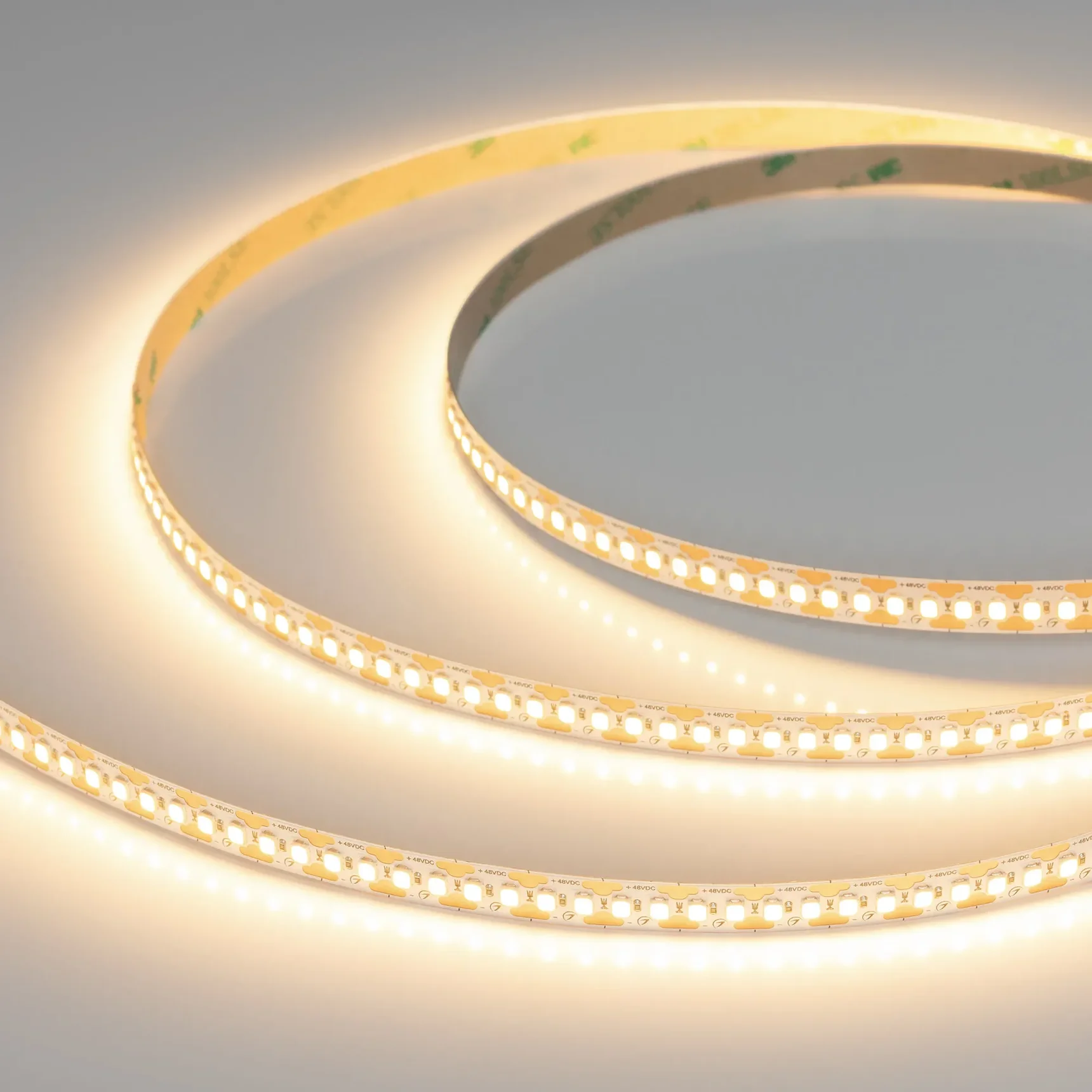 Светодиодная лента UL-A180-10mm 48V Warm3000-CX2 (19 W/m, IP20, 10m) (Arlight, 7 лет) 063797