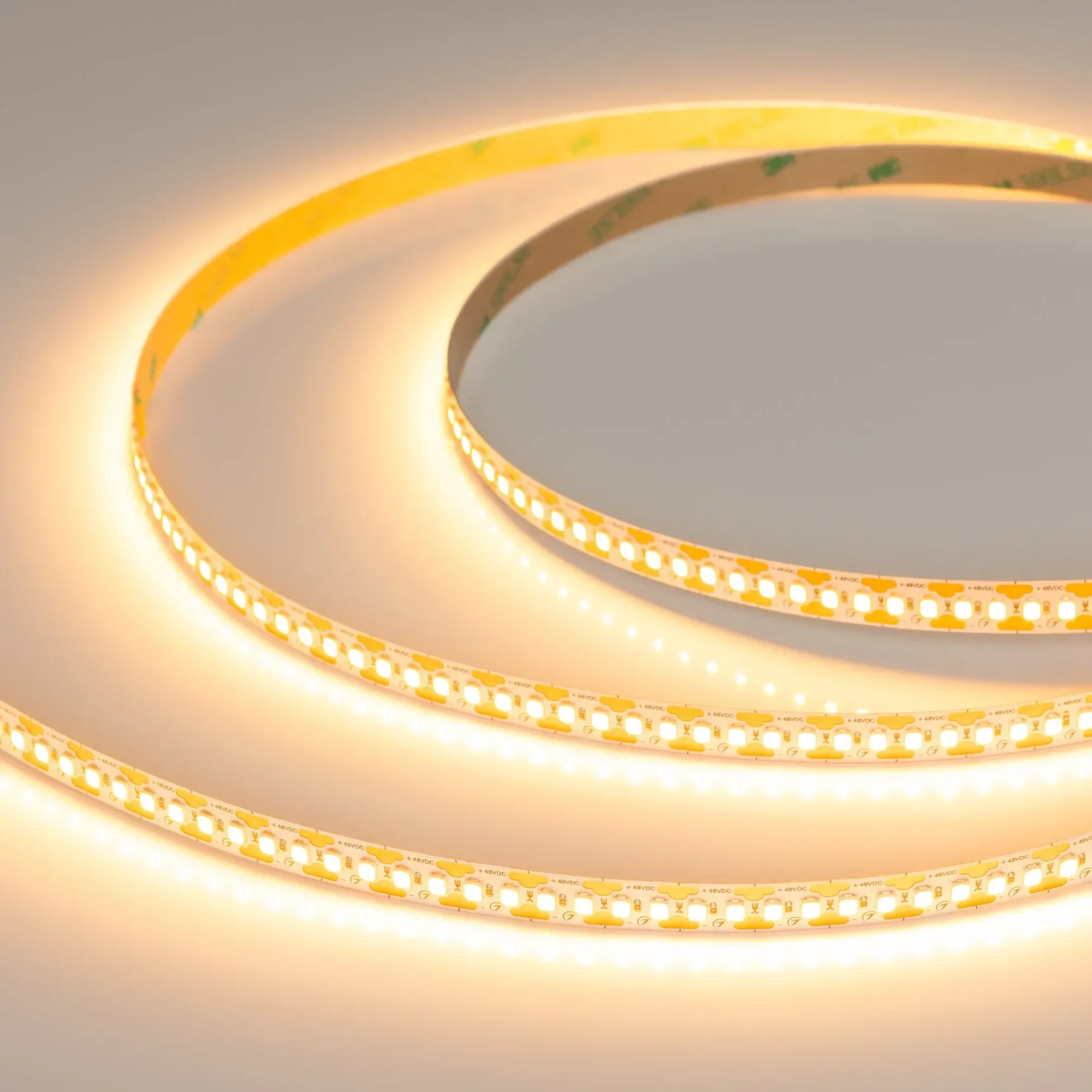 Светодиодная лента UL-A180-10mm 48V Warm2400-CX2 (19 W/m, IP20, 10m) (Arlight, 7 лет) 063799