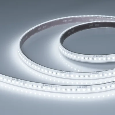 Светодиодная лента герметичная RTW-PS-A140-12mm 24V White6000 (4-18 W/m, IP67, 5m) (Arlight, CRI>90) 063851