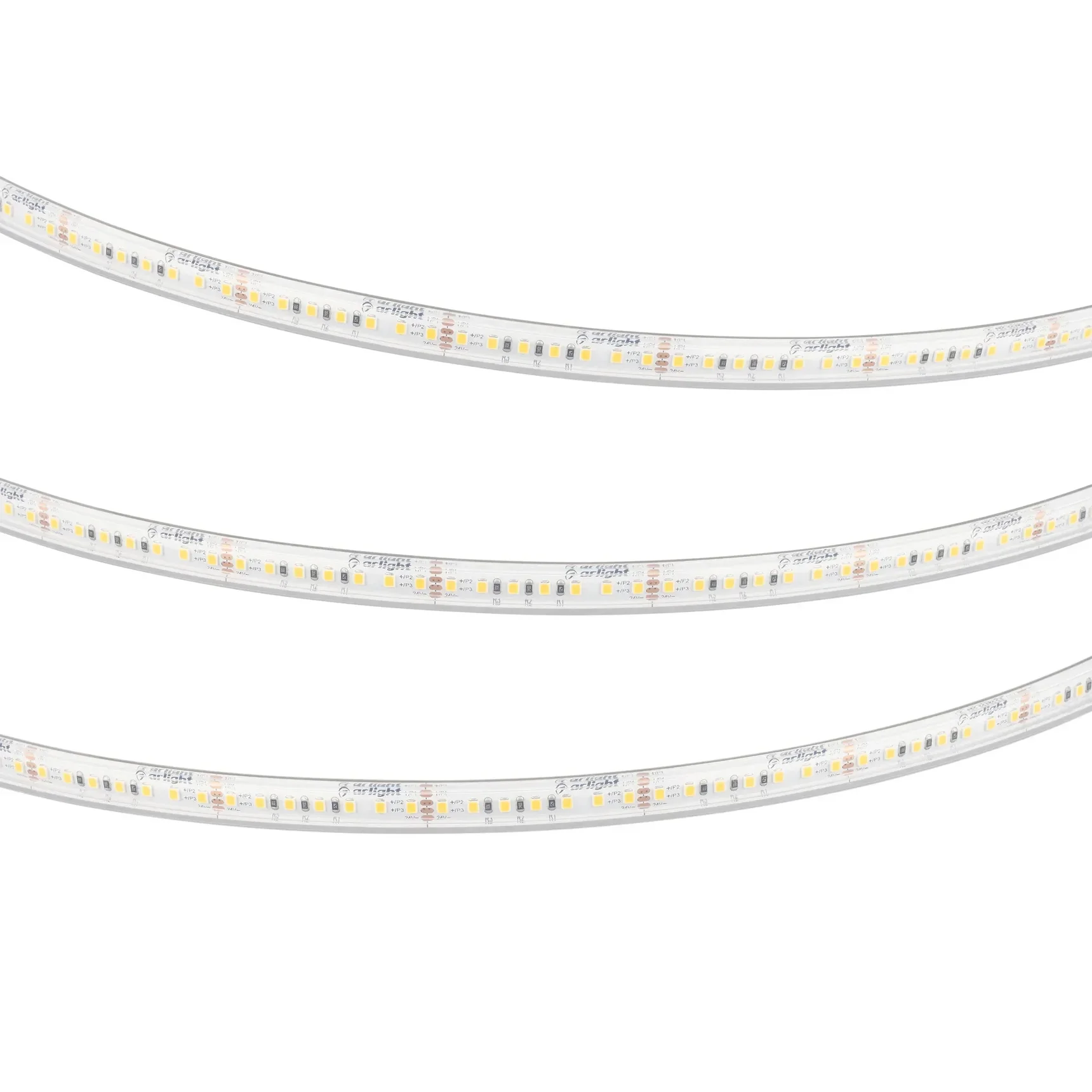 Светодиодная лента герметичная RTW-PS-A140-12mm 24V Warm3000 (4-18 W/m, IP67, 5m) (Arlight, CRI>90) 063854