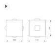 Светильник LGD-VERSATI-4x3W Day4000 (Черный, 4x3 deg, 230V) (Arlight, IP65 Металл, 3 года) 063927