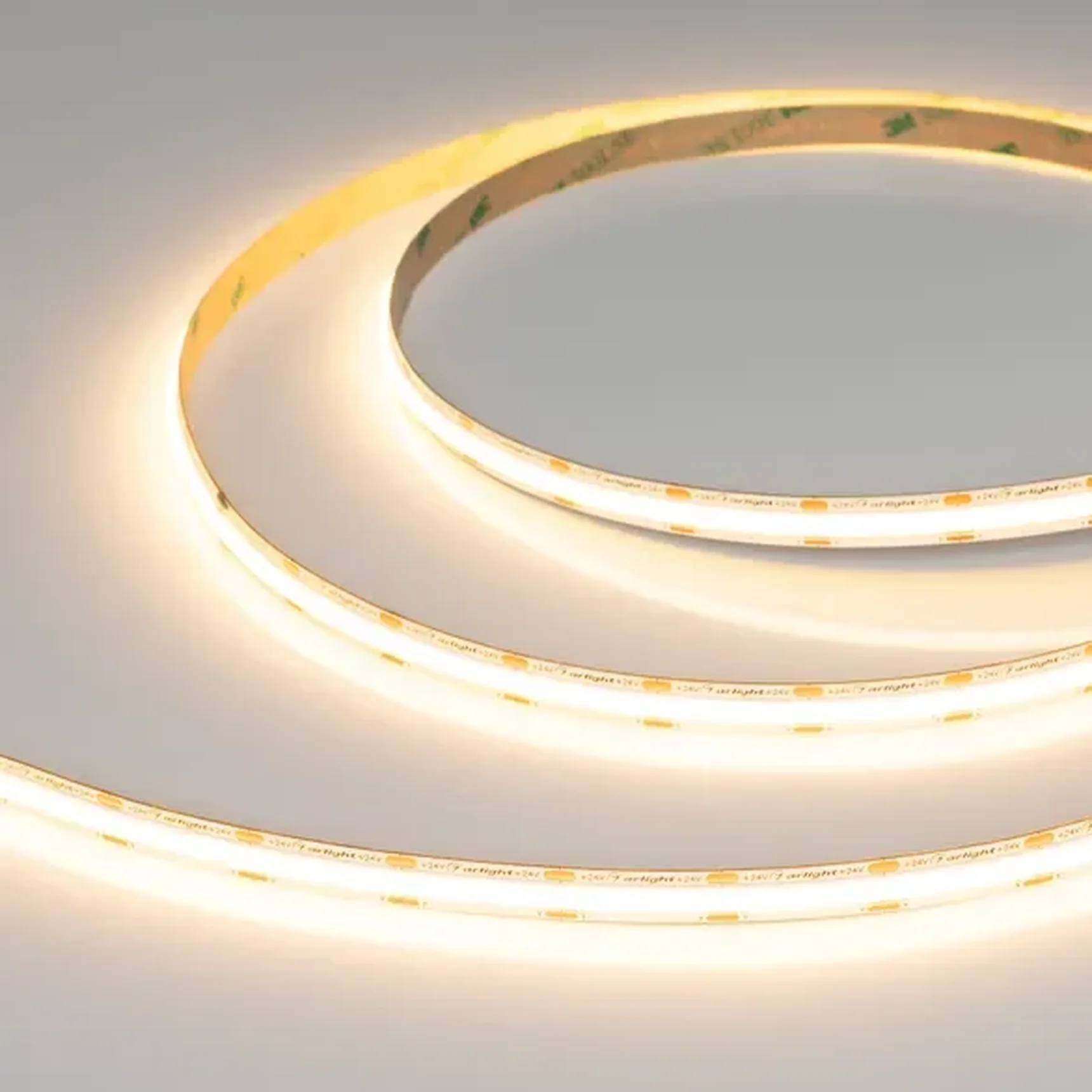 Светодиодная лента COB-X560-10mm 24V Warm2700 (5-15 W/m, IP20, 5m) (Arlight, -) 063936