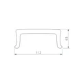 Экран призматический FANTOM-W12-2000 OPAL (Arlight, Пластик) 063979