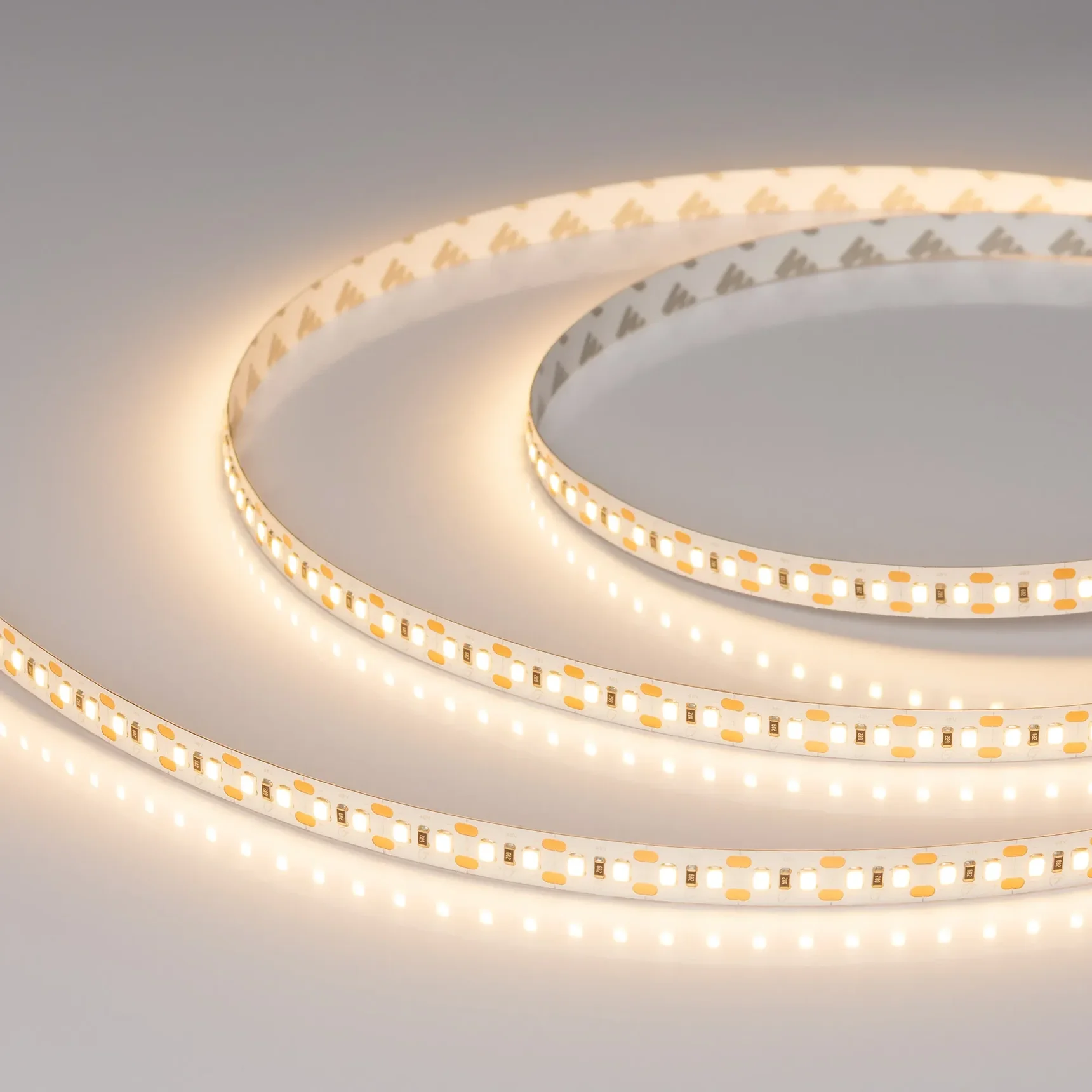 Светодиодная лента UL-A140-10mm 48V Warm3000-CX2 (8 W/m, IP20, 30m) (Arlight, резка 2 светодиода) 064040
