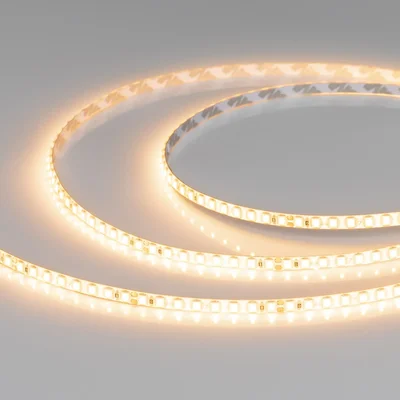 Светодиодная лента герметичная ULW-SE-A160-5mm 24V Warm3000 (15 W/m, IP65, 5m) (Arlight, CRI>90) 064372