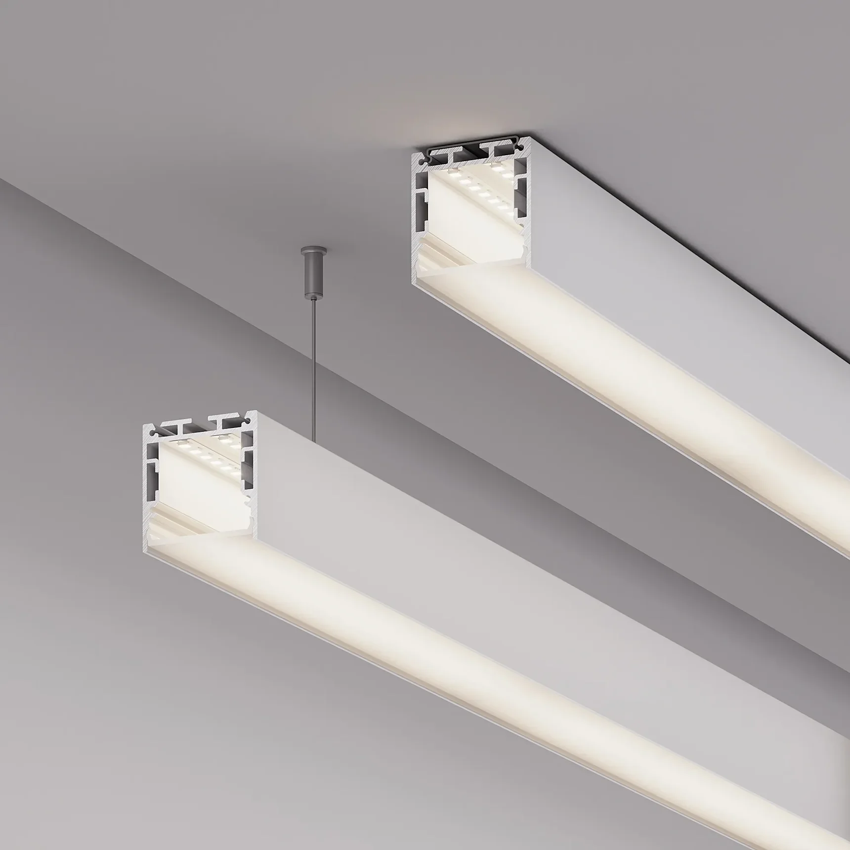 Профиль SL-LINE-3535-3000 WHITE с рефлектором (Arlight, Алюминий) 064464