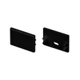 Комплект заглушек FANTOM-BENT-W21 BLACK (Arlight, Пластик) 064567