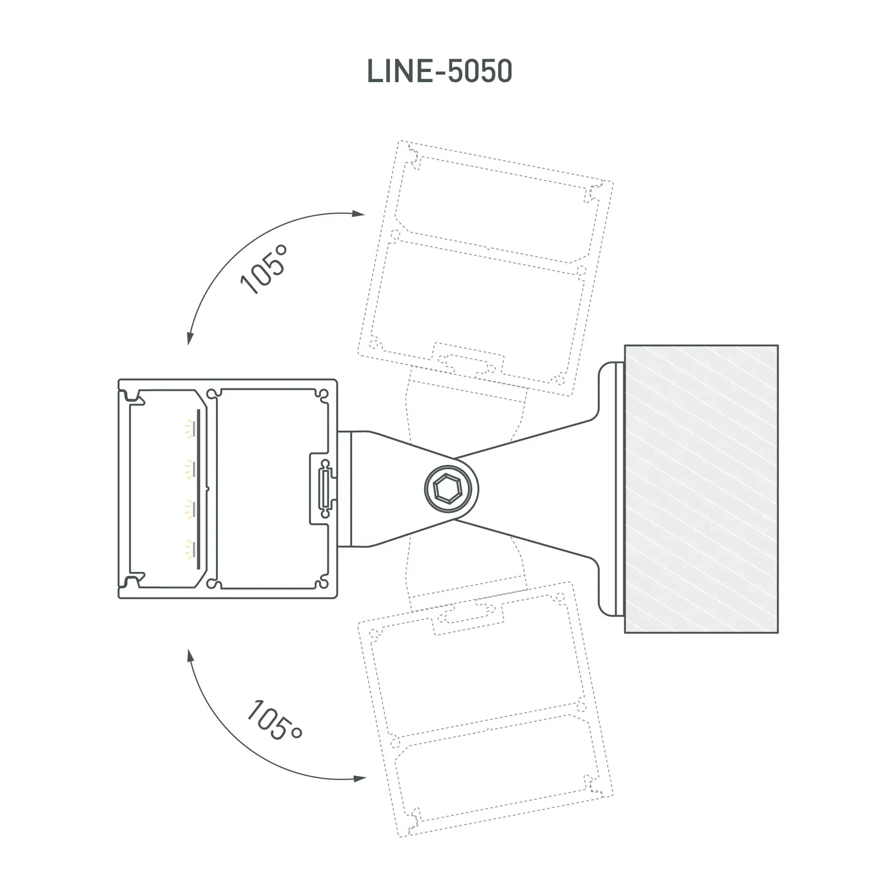 Профиль SL-LINE-5050-3000 BLACK (BY) (Arlight, Алюминий) 064577