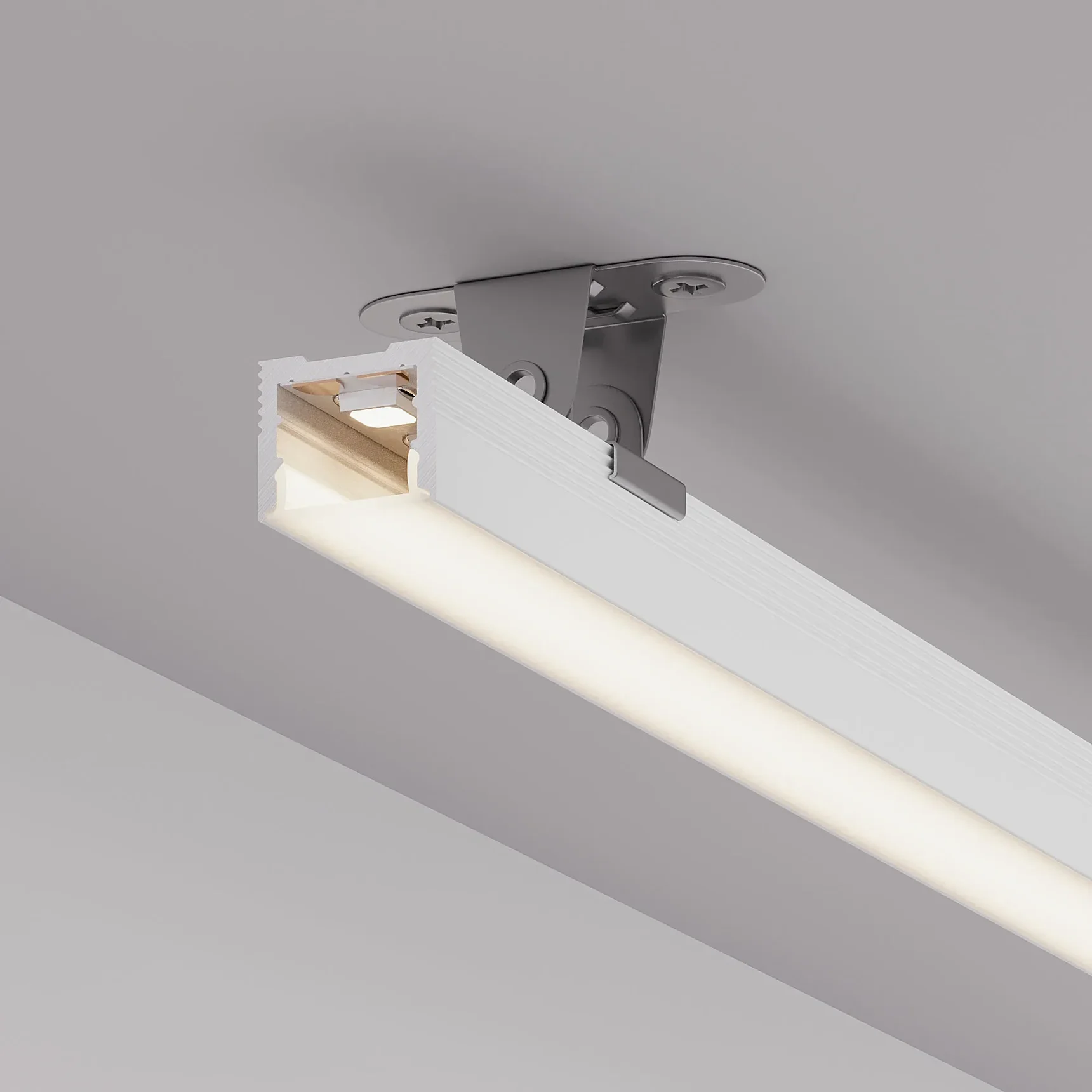 Профиль SL-SLIM-H13M-3000 WHITE (BY) (Arlight, Алюминий) 064820