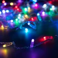 Светодиодная гирлянда ARD-STRING-CLASSIC-10000-CLEAR-100LED-SYNC RGB (230V, 6.5W, RF ПДУ, 3000) (Ardecoled, IP65) 064839