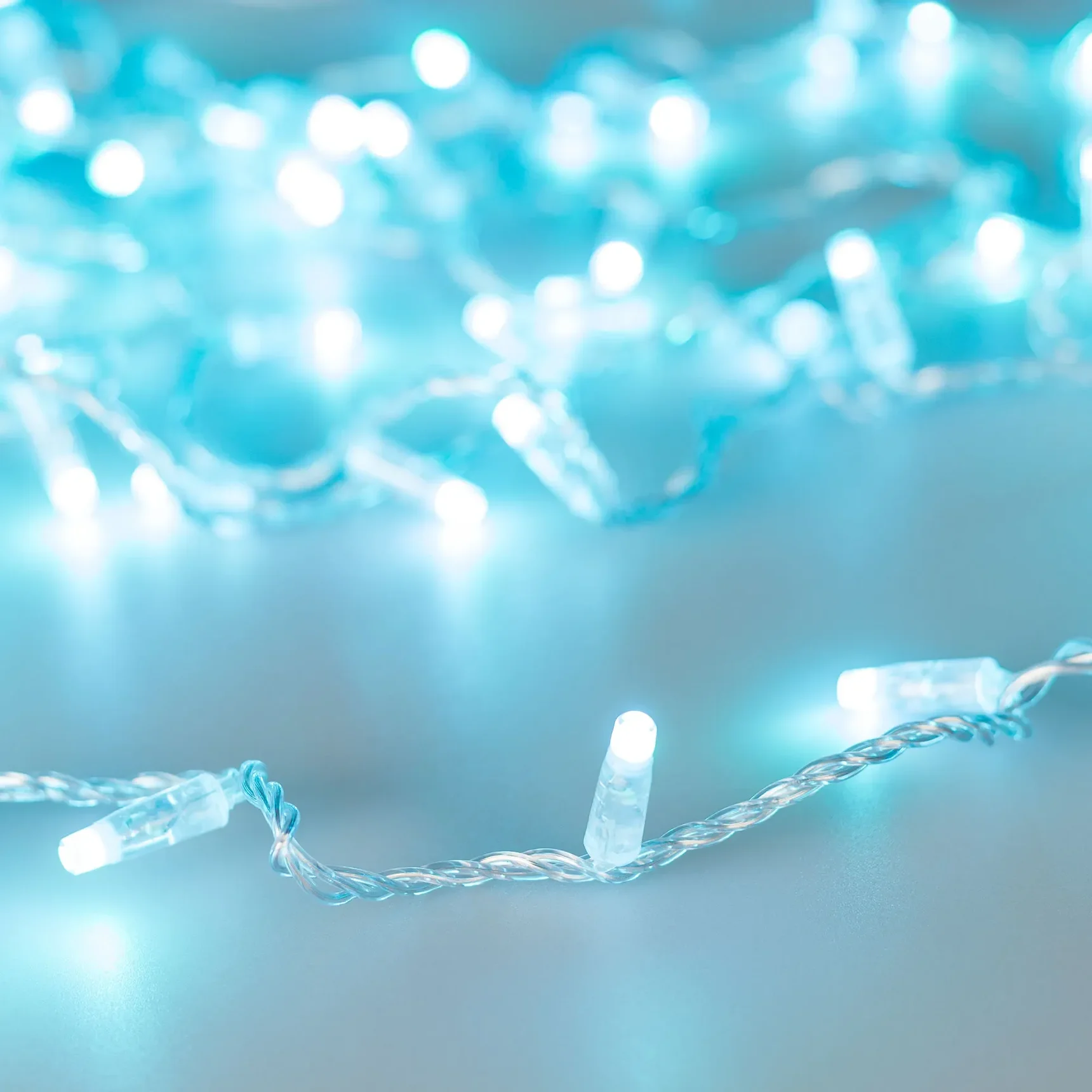 Светодиодная гирлянда ARD-STRING-CLASSIC-10000-CLEAR-100LED-SYNC RGB (230V, 6.5W, RF ПДУ, 3000) (Ardecoled, IP65) 064839