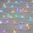 Светодиодная гирлянда ARD-STRING-CLASSIC-20000-WHITE-200LED-MILK-SYNC RGB (230V, 13W, RF ПДУ, 3000) (Ardecoled, IP65) 064840