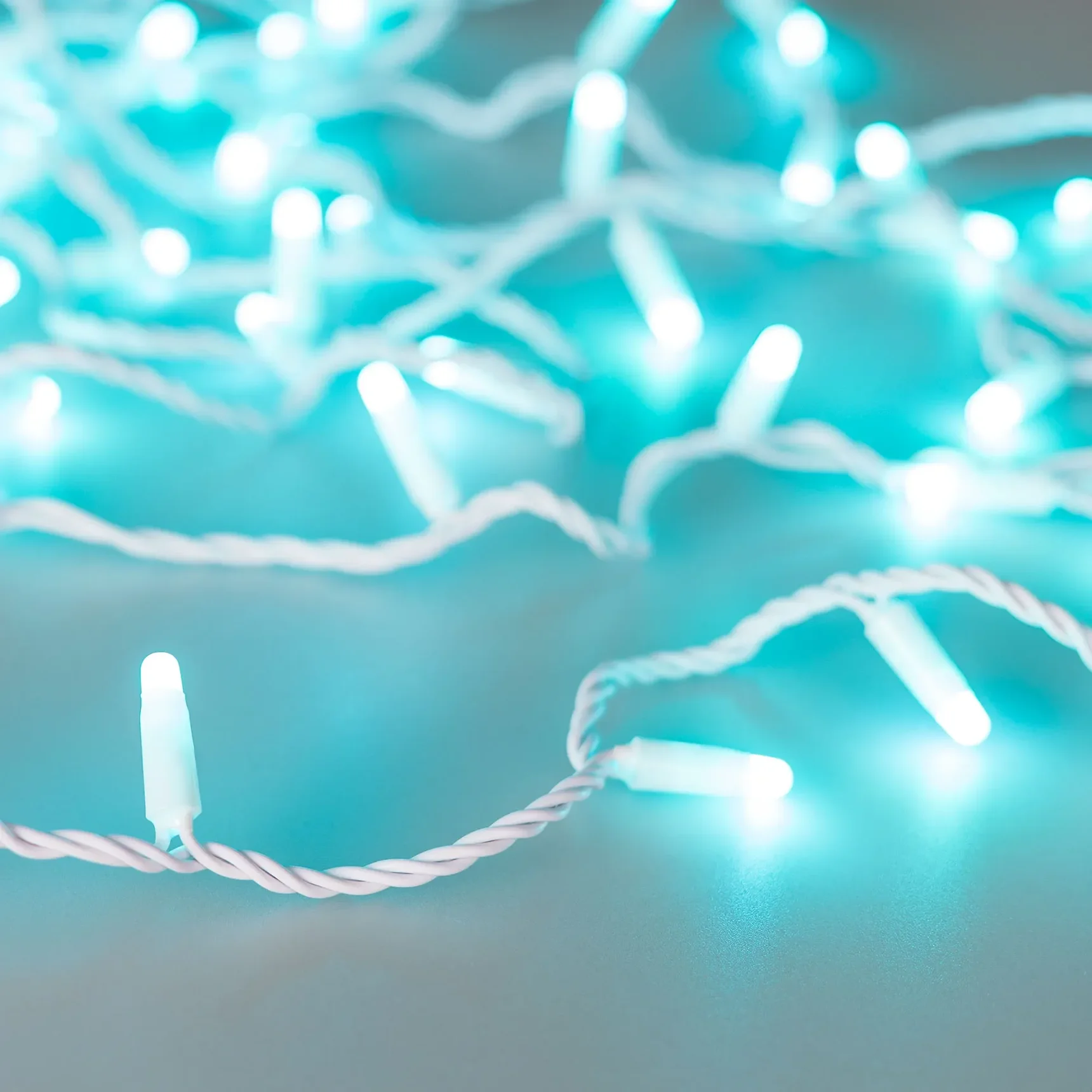 Светодиодная гирлянда ARD-STRING-CLASSIC-20000-WHITE-200LED-MILK-SYNC RGB (230V, 13W, RF ПДУ, 3000) (Ardecoled, IP65) 064840