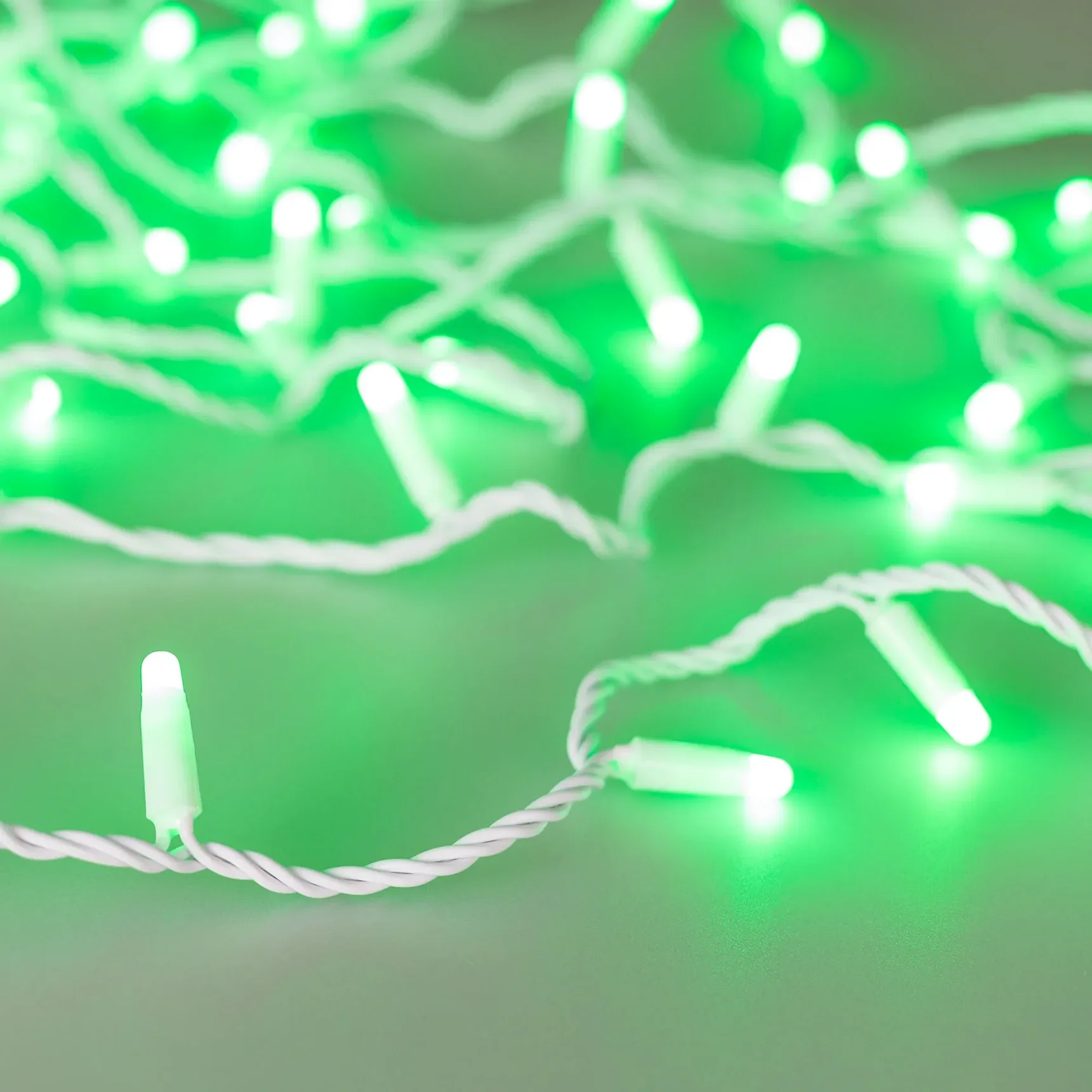 Светодиодная гирлянда ARD-STRING-CLASSIC-20000-WHITE-200LED-MILK-SYNC RGB (230V, 13W, RF ПДУ, 3000) (Ardecoled, IP65) 064840