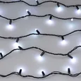 Светодиодная гирлянда ARD-STRING-CLASSIC-20000-BLACK-200LED-MILK-SYNC RGB (230V, 13W, RF ПДУ, 4000) (Ardecoled, IP65) 064854
