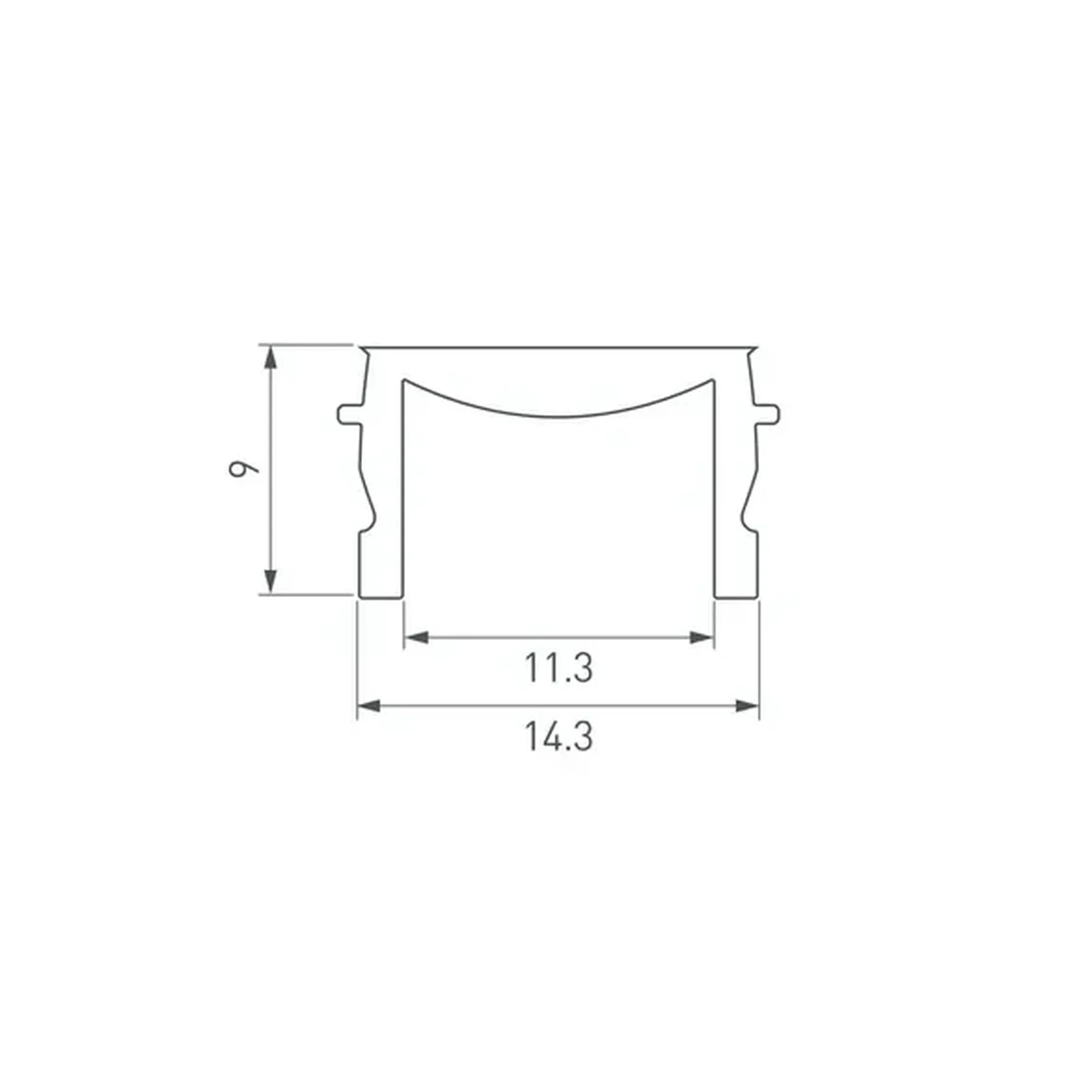 Экран матовый HR-M-IP65-3000 (Arlight, Пластик) 065929