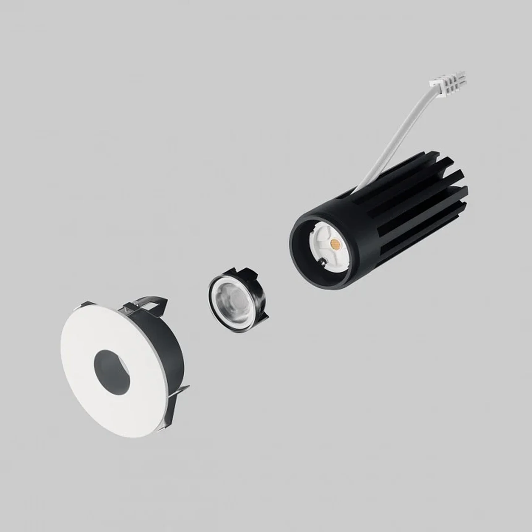 074326 Светильник SPIRA SLIM LED 7W 490LM 24G БЕЛЫЙ 2700K
