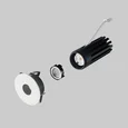 074336 Светильник SPIRA SLIM LED 7W 490LM 24G БЕЛЫЙ 3000K
