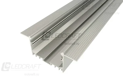 Профиль алюминиевый под шпаклевку LC-LPSH-3280-2 Anod