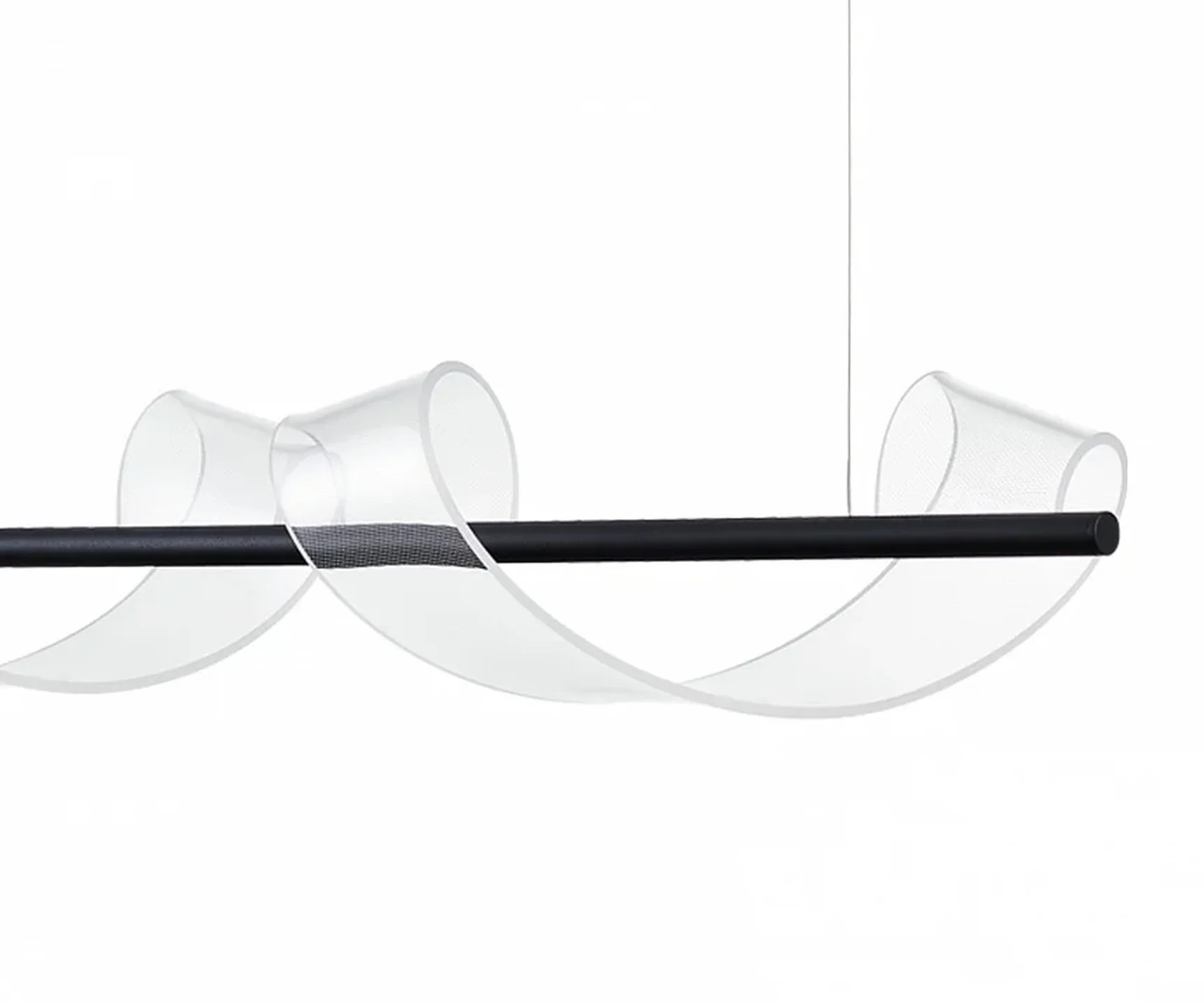 08042-2AS,19 Подвесной светильник Илина черный w90*20 h150 Led 28W (4000K)