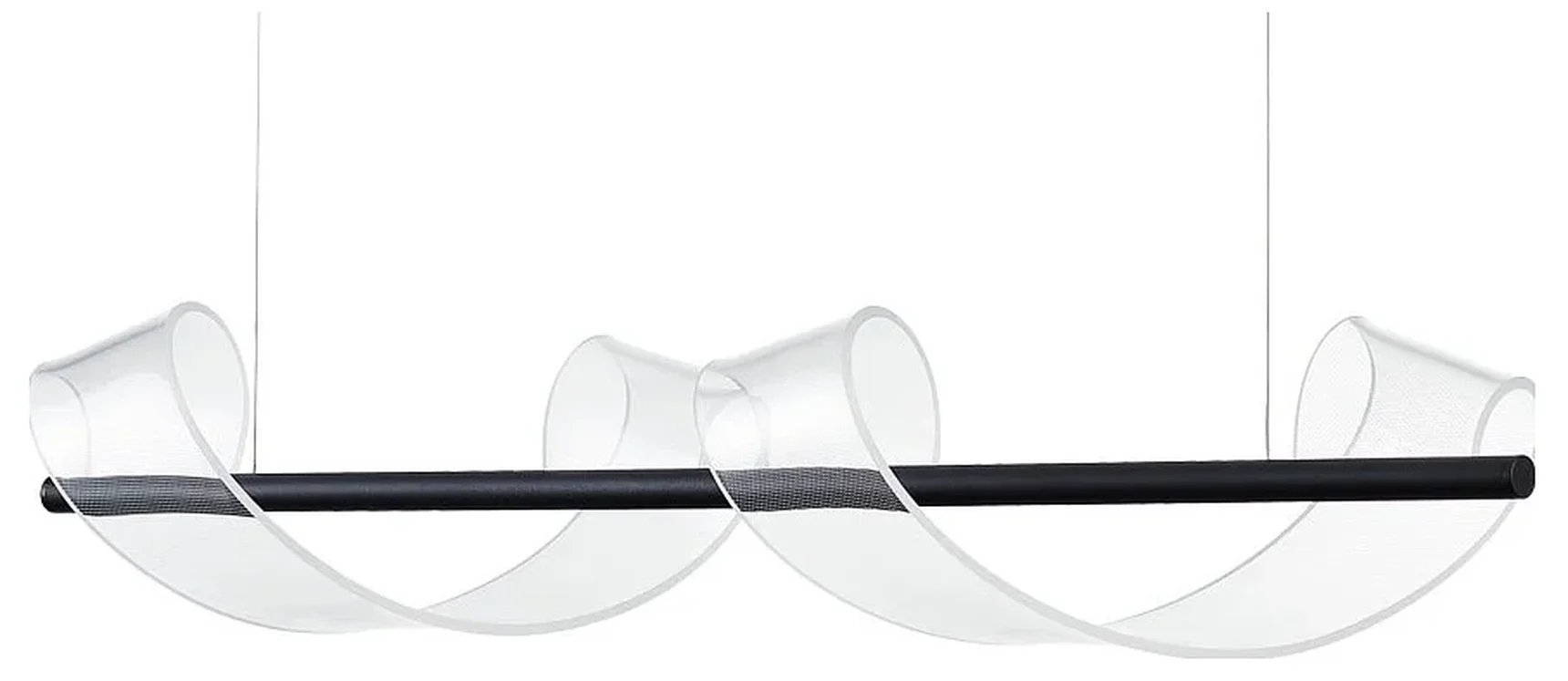 08042-2AS,19 Подвесной светильник Илина черный w90*20 h150 Led 28W (4000K)