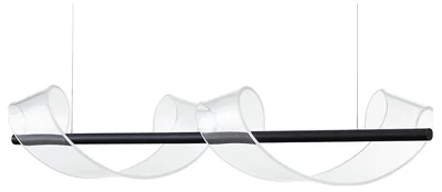 08042-2AS,19 Подвесной светильник Илина черный w90*20 h150 Led 28W (4000K)