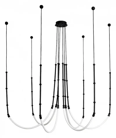 08060-6A,19 Подвесной светильник Бофорт черный d150 h160 Led 50W (4000K)