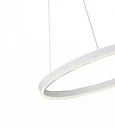 08213,01A(4000K) Подвесной светильник Тор белый d60 h150 Led 33W (4000K) 2 типа крепления