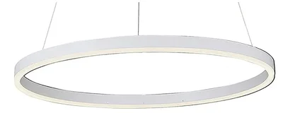 08213,01A(4000K) Подвесной светильник Тор белый d60 h150 Led 33W (4000K) 2 типа крепления