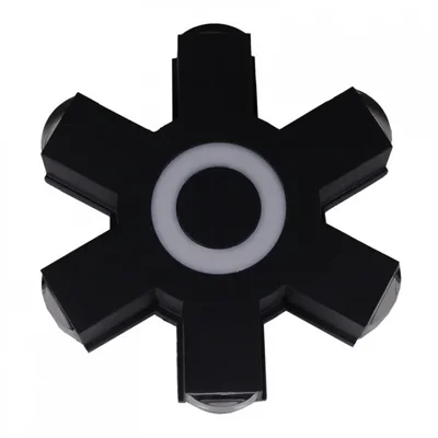 08231-9.2-007U LED4W+6*3W RGB BK Светильник настенный
