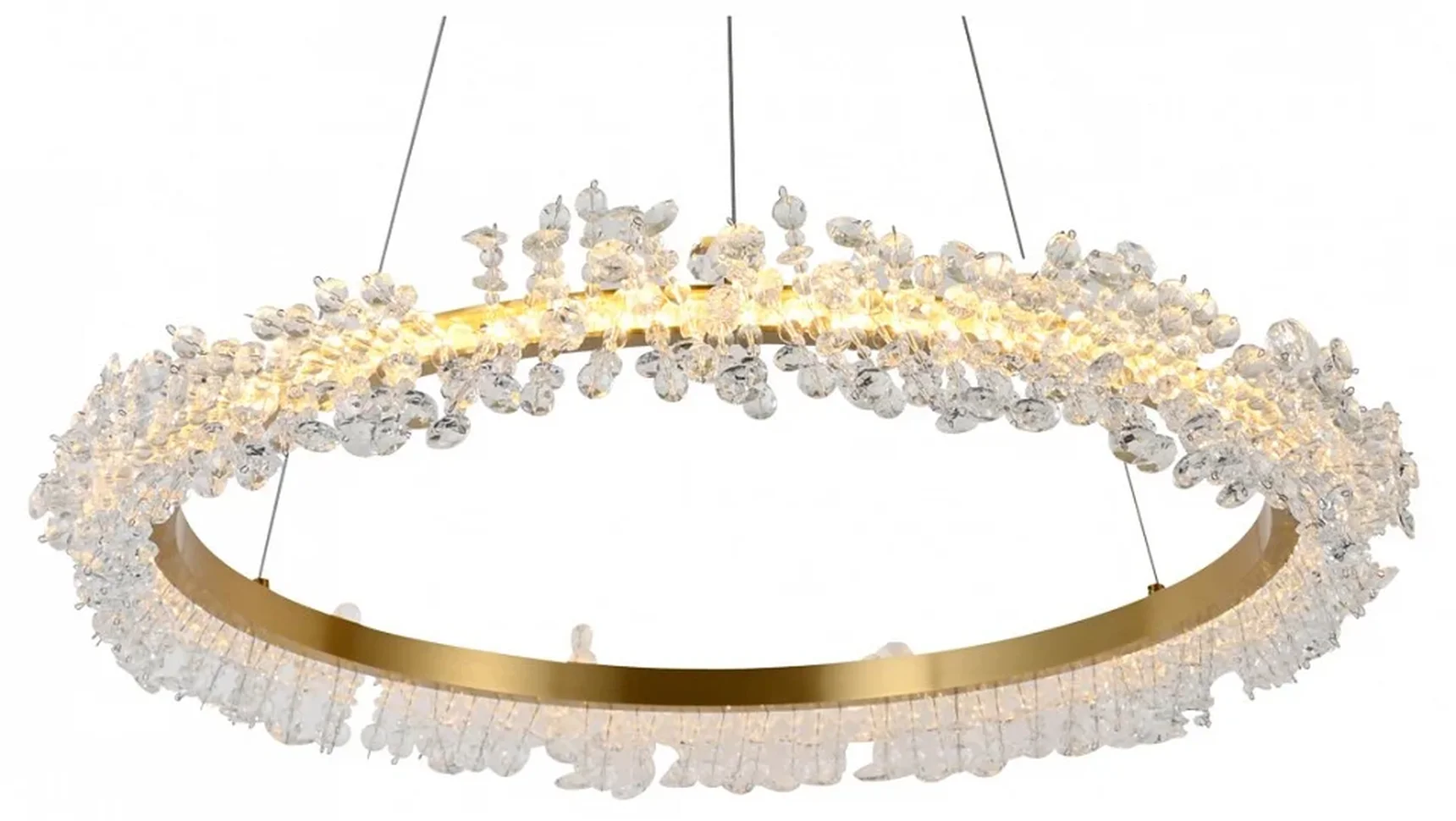 08244,36A Подвесной светильник Лаура латунь d80 Led 40W (3000K)