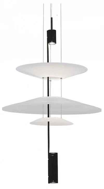 08403-36+50+21,19(01) Подвесной светильник Гида черный Led 3*3W