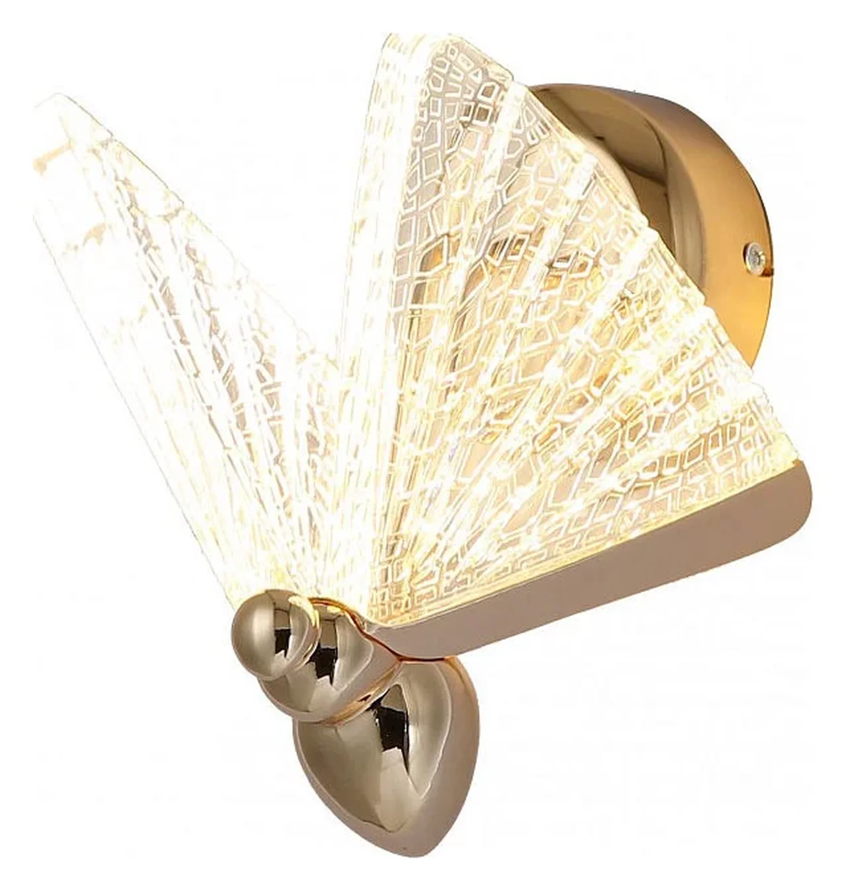 08444,33 Бра Баттерфляй золото Led 6W