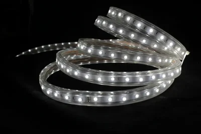 Дюралайт LT-FCB-WF-3528-60L-100M-220V-W, Тейп-Лайт чейзинг (водопад), белый, 8,5х17мм