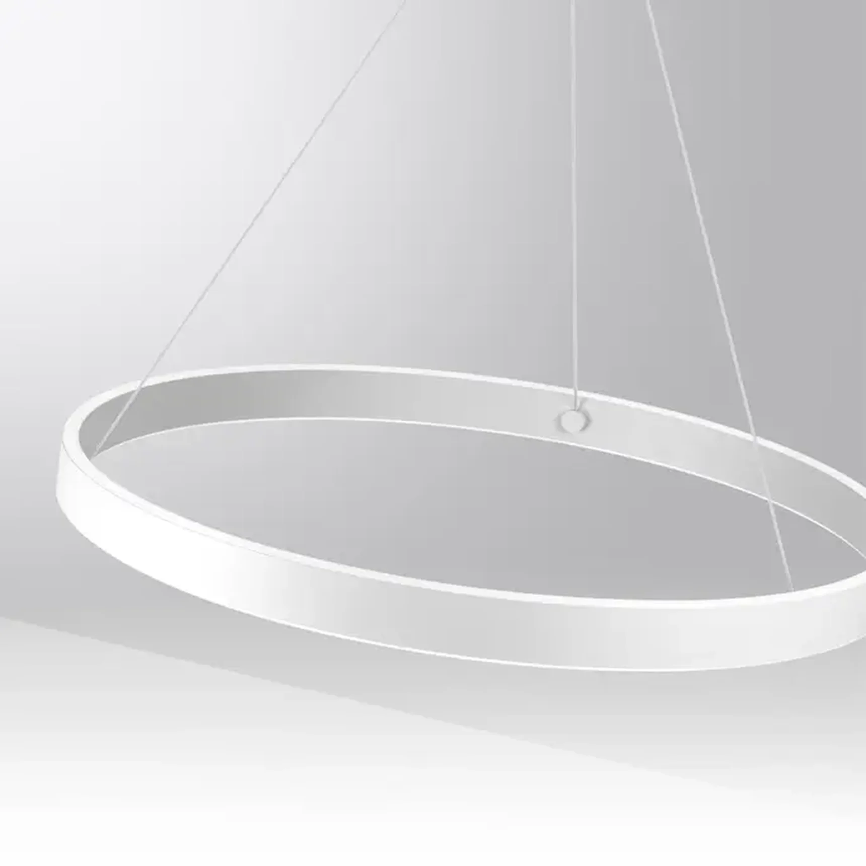 359449 OVER NT24 000 белый Светильник подвесной диммир. со сменой цв.темпер. (пульт ДУ/прилож. Smart Life) IP20 LED 50/12W 85-265V 3000-6000К SOTTO