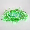 Гирлянда Мишура LED 3 м Прозрачный ПВХ, 288 диодов, цвет зеленый