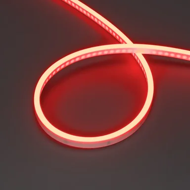 Светодиодная лента герметичная WAVE-SIDE-PU-H120-06x12mm 24V RGB (8 W/m, IP68, 1m, wire x1) (Arlight, Вывод прямой, 3 года) 052594