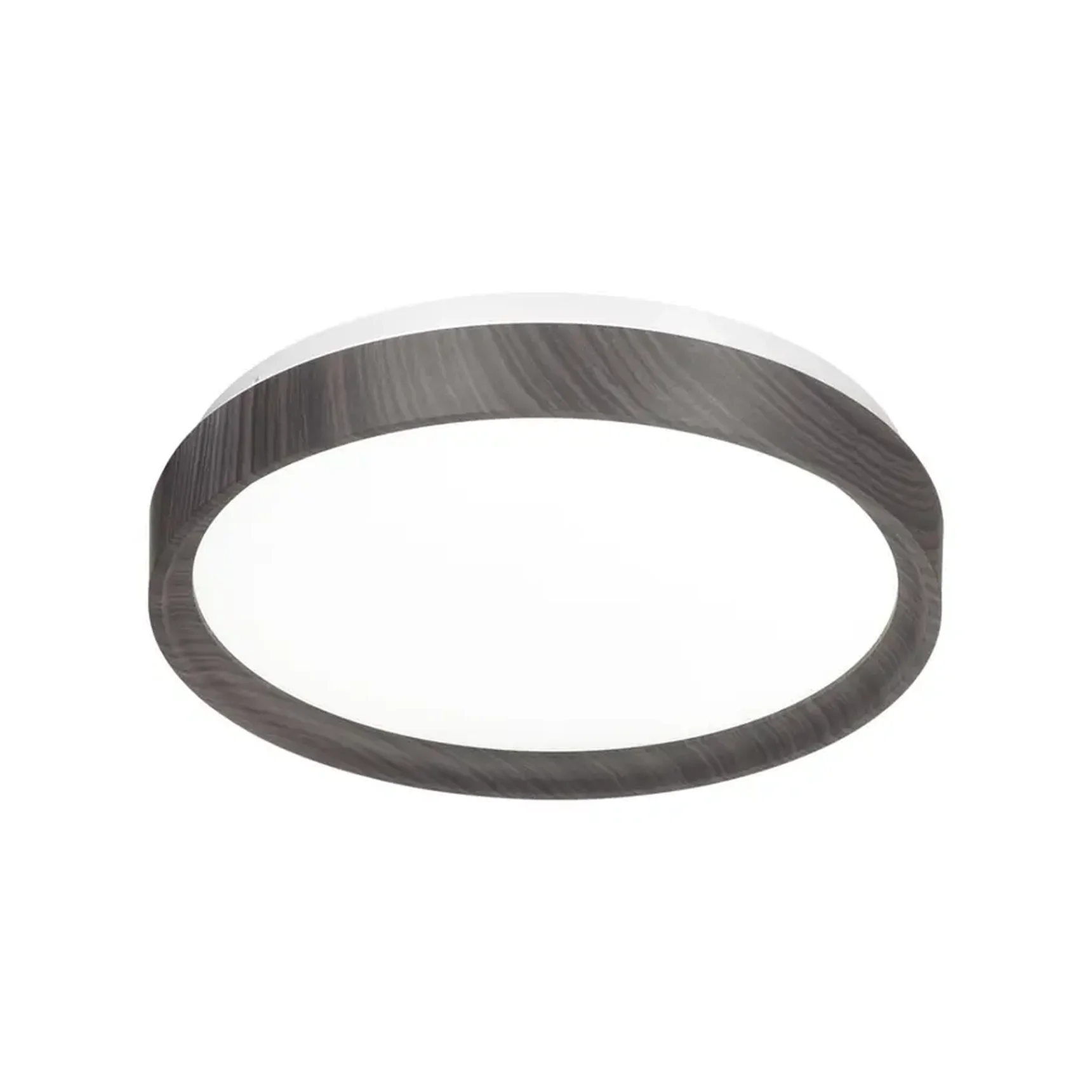 7627/CL PALE SN 122 Светильник пластик/белый/венге под дерево LED 30Вт 4000К D330 IP43 WOODI